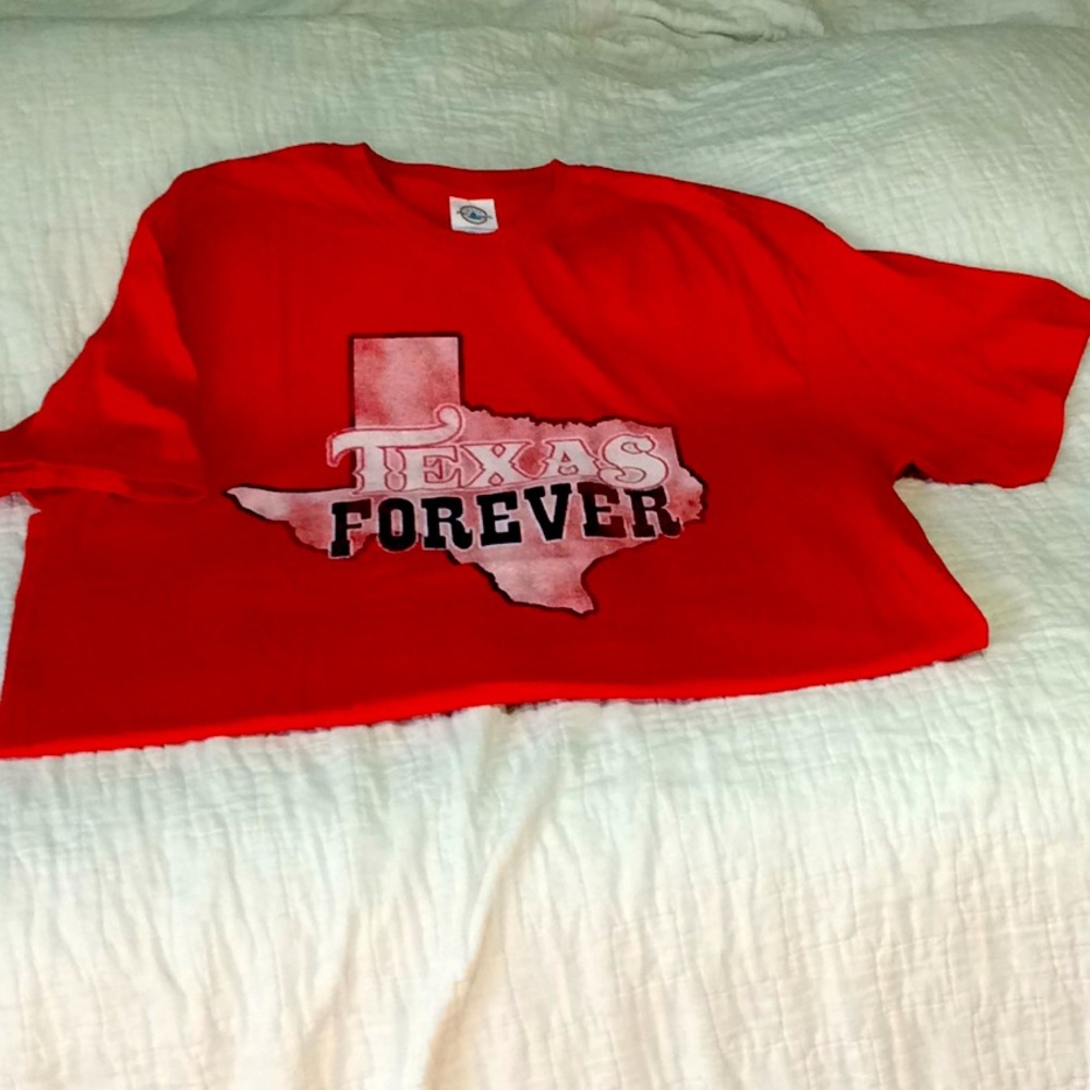 Texas Forever Red Tee.  M152